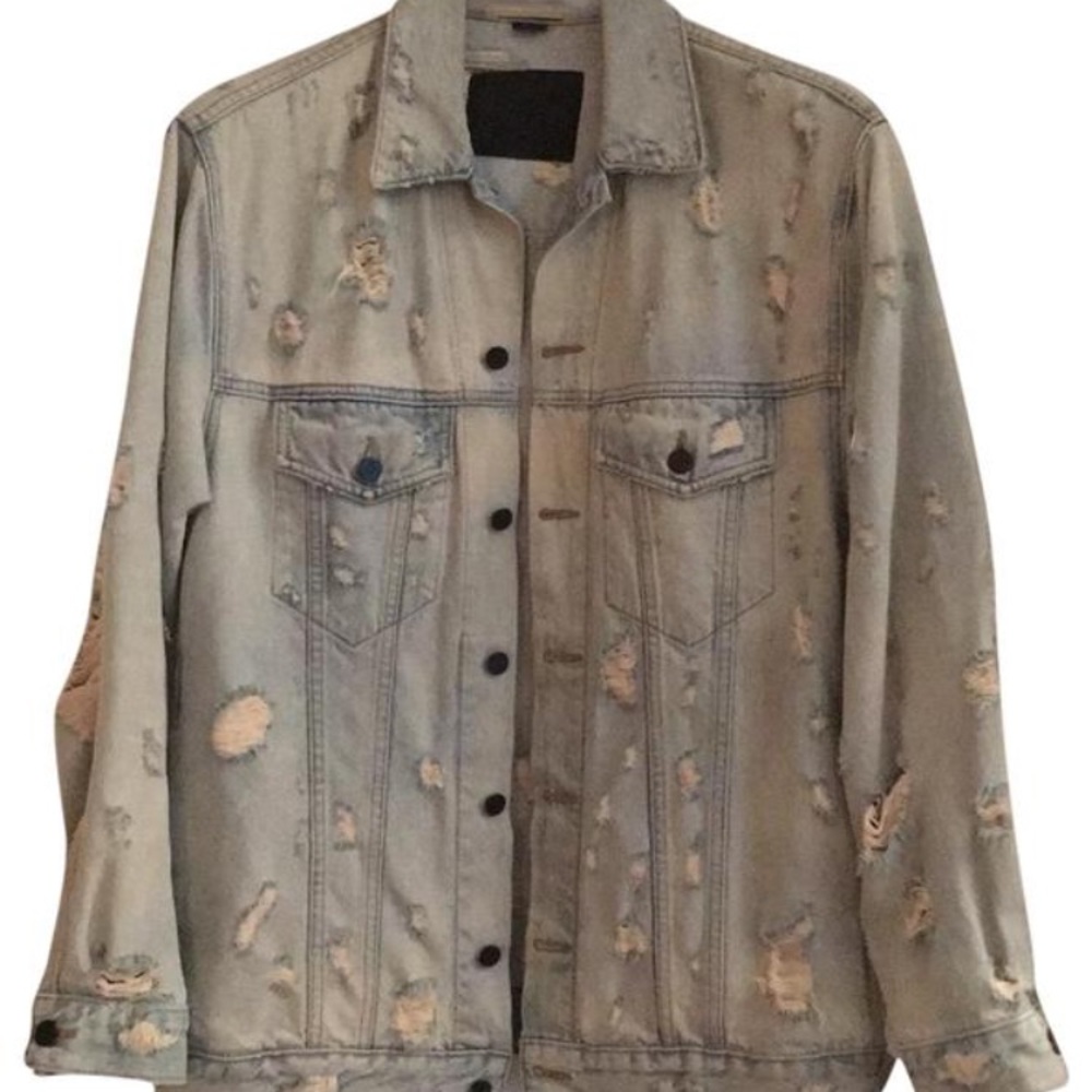 Alexander Wang Distressed Jean Jacket